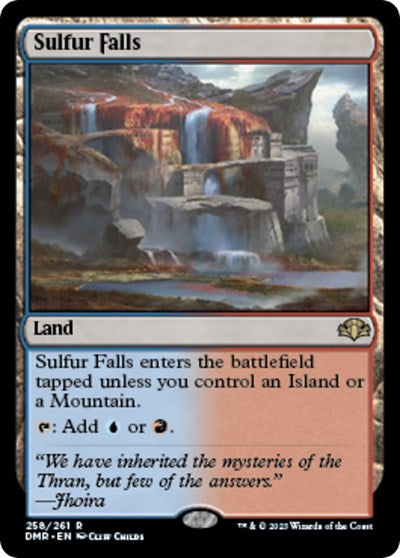 Sulfur Falls (Dominaria Remastered) Light Play Foil