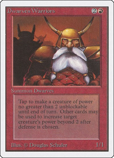 Dwarven Warriors (Unlimited) Light Play