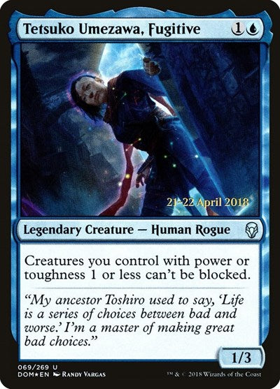 Tetsuko Umezawa, Fugitive (Promos: Prerelease Cards) Light Play Foil
