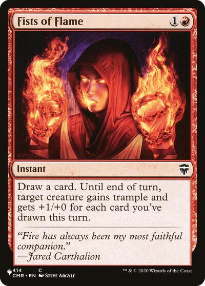 Fists of Flame (The List) Near Mint