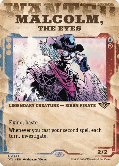 Malcolm, the Eyes (Showcase) (Outlaws of Thunder Junction) Light Play