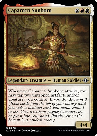 Caparocti Sunborn (The Lost Caverns of Ixalan) Light Play Foil