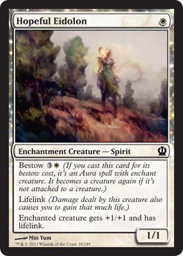 Hopeful Eidolon (Theros) Medium Play Foil