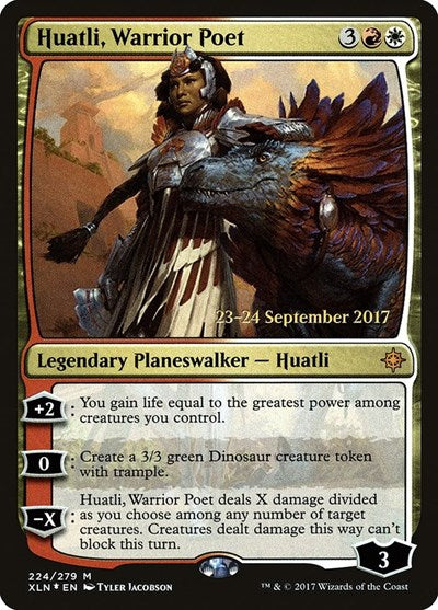 Huatli, Warrior Poet (Promos: Prerelease Cards) Near Mint Foil
