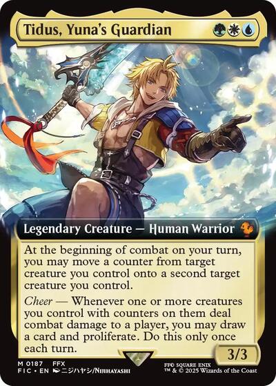 Tidus, Yuna's Guardian (Extended Art) (Commander: FINAL FANTASY) Light Play Foil