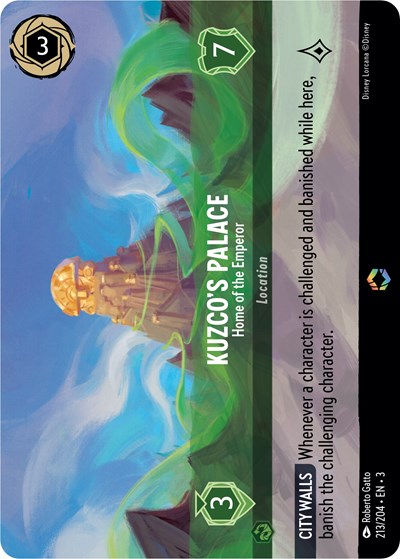 Kuzco's Palace - Home of the Emperor (Alternate Art) (Into the Inklands) Near Mint Holofoil