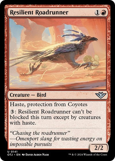 Resilient Roadrunner (Outlaws of Thunder Junction) Near Mint Foil