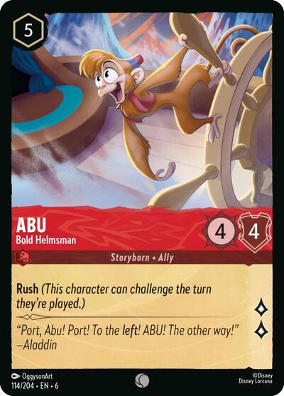 Abu - Bold Helmsman (Azurite Sea) Near Mint Cold Foil