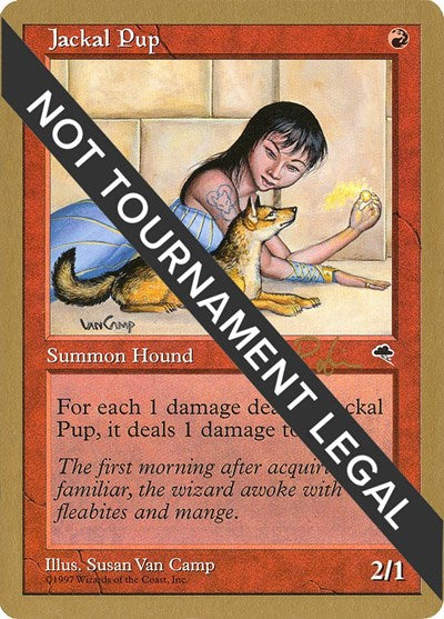 Jackal Pup - 1998 Ben Rubin (TMP) (World Championship Decks) Light Play