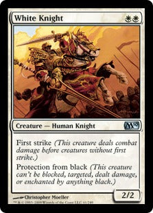 White Knight (Magic 2010 Core Set) Light Play