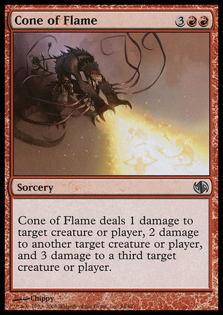 Cone of Flame (Duel Decks: Jace vs Chandra) Damaged / Poor