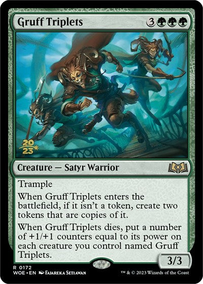 Gruff Triplets (Promos: Prerelease Cards) Near Mint Foil