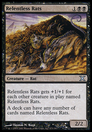 Relentless Rats (10th Edition) Medium Play