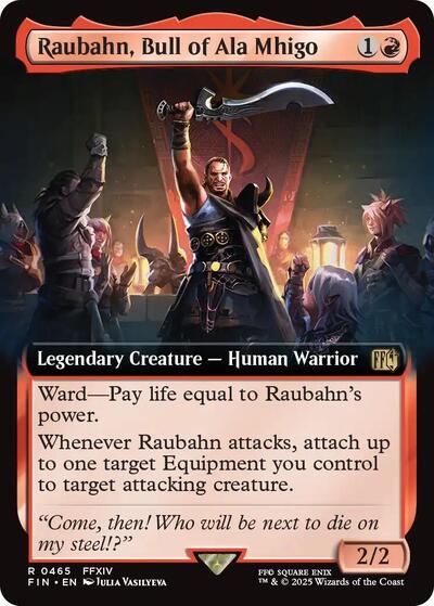 Raubahn, Bull of Ala Mhigo (Extended Art) (Universes Beyond: FINAL FANTASY) Near Mint Foil