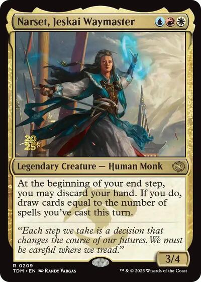 Narset, Jeskai Waymaster (Promos: Prerelease Cards) Light Play Foil