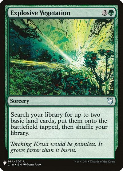 Explosive Vegetation (Mystery Booster) Near Mint