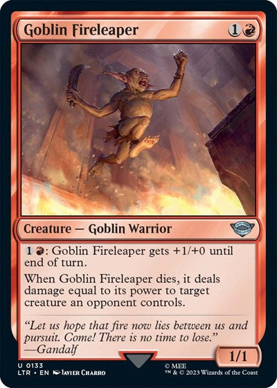 Goblin Fireleaper (Universes Beyond: The Lord of the Rings: Tales of Middle-earth) Near Mint
