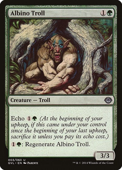 Albino Troll (Duel Decks: Anthology) Near Mint