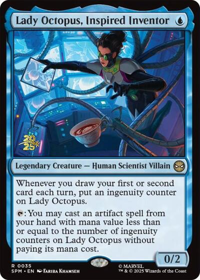 Lady Octopus, Inspired Inventor (Promos: Prerelease Cards) Near Mint Foil