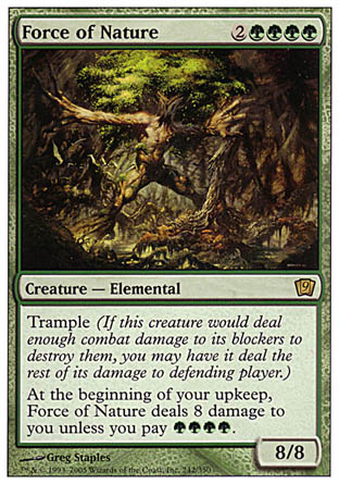 Force of Nature (9th Edition) Medium Play Foil