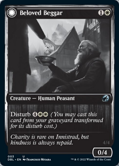 Beloved Beggar / Generous Soul (Innistrad: Double Feature) Near Mint