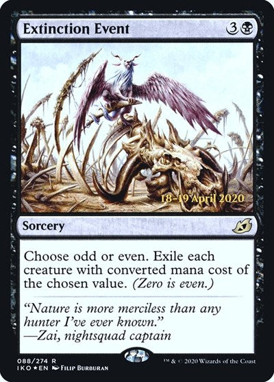 Extinction Event (Promos: Prerelease Cards) Light Play Foil