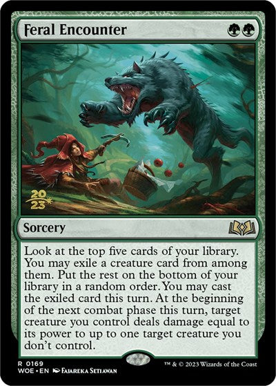 Feral Encounter (Promos: Prerelease Cards) Near Mint Foil