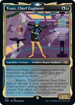 Truss, Chief Engineer (Showcase) (Unfinity) Medium Play Foil