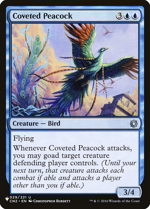 Coveted Peacock (The List) Near Mint