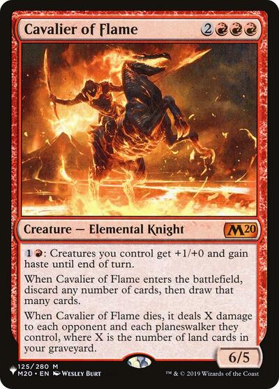 Cavalier of Flame (The List) Near Mint