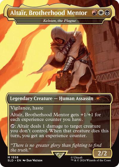 Altair, Brotherhood Mentor - Kelsien, the Plague (Secret Lair) Light Play