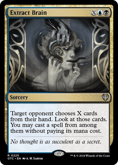 Extract Brain (Commander: Outlaws of Thunder Junction) Light Play