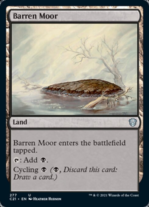 Barren Moor (Commander 2021 Strixhaven) Near Mint