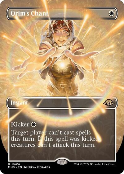 Orim's Chant (Borderless) (Modern Horizons 3) Near Mint