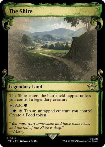 The Shire (Showcase Scrolls) (Universes Beyond: The Lord of the Rings: Tales of Middle-earth) Near Mint