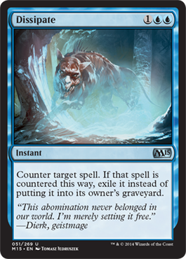 Dissipate (Magic 2015 Core Set) Light Play