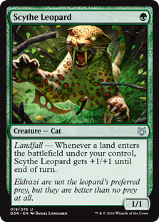 Scythe Leopard (Duel Decks: Nissa vs Ob Nixilis) Medium Play