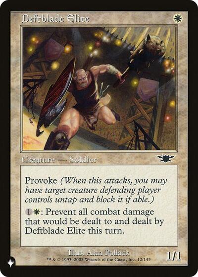 Deftblade Elite (The List) Near Mint