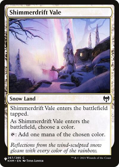 Shimmerdrift Vale (The List) Light Play