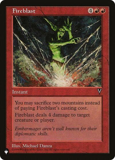 Fireblast (The List) Near Mint