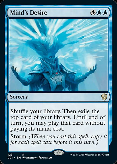 Mind's Desire (Commander 2021 Strixhaven) Medium Play