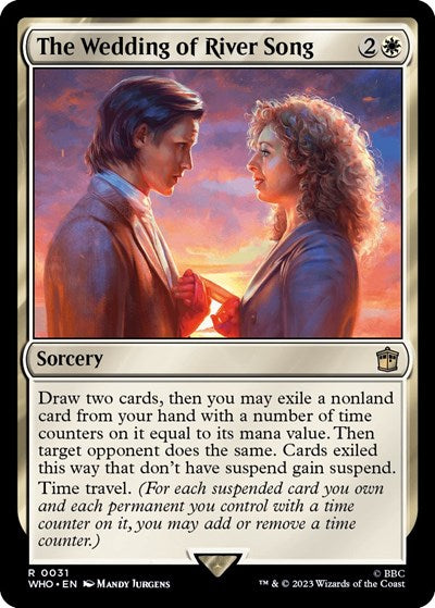 The Wedding of River Song (Universes Beyond: Doctor Who) Near Mint Foil