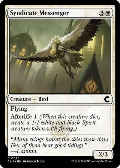 Syndicate Messenger (Ravnica: Clue Edition) Light Play