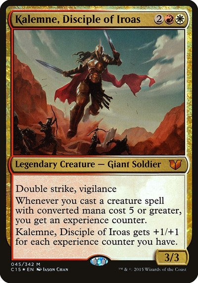 Kalemne, Disciple of Iroas (Commander 2015) (Oversize Cards) Near Mint Foil