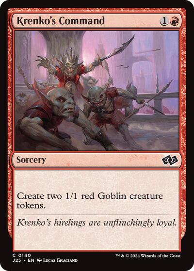 Krenko's Command (Foundations Jumpstart) Medium Play
