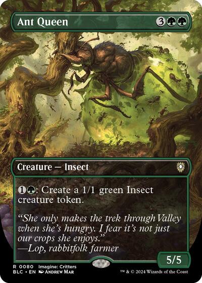 Ant Queen (Borderless) (Commander: Bloomburrow) Near Mint
