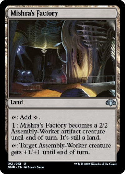 Mishra's Factory (Dominaria Remastered) Light Play Foil