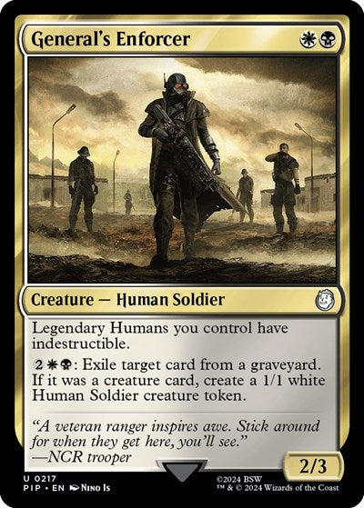General's Enforcer (Universes Beyond: Fallout) Near Mint Foil