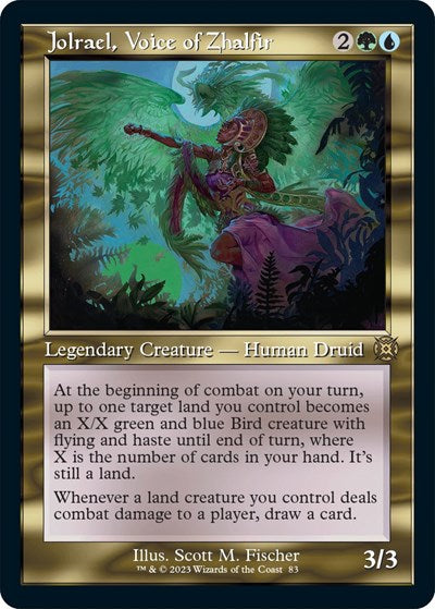 Jolrael, Voice of Zhalfir (Retro Frame) (March of the Machine: The Aftermath) Light Play Foil