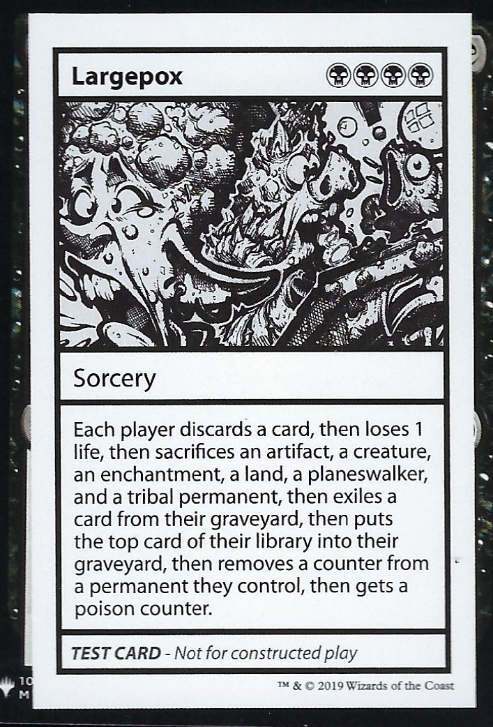 Largepox (Mystery Booster Test Print) Near Mint
